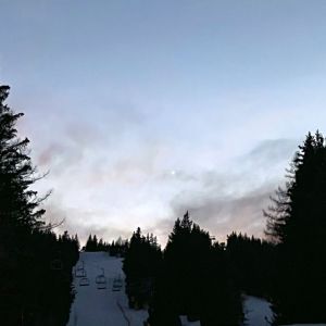 Jupiter und Venus, im Westen
