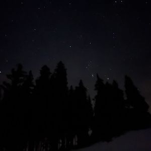 Orion in der Nacht
